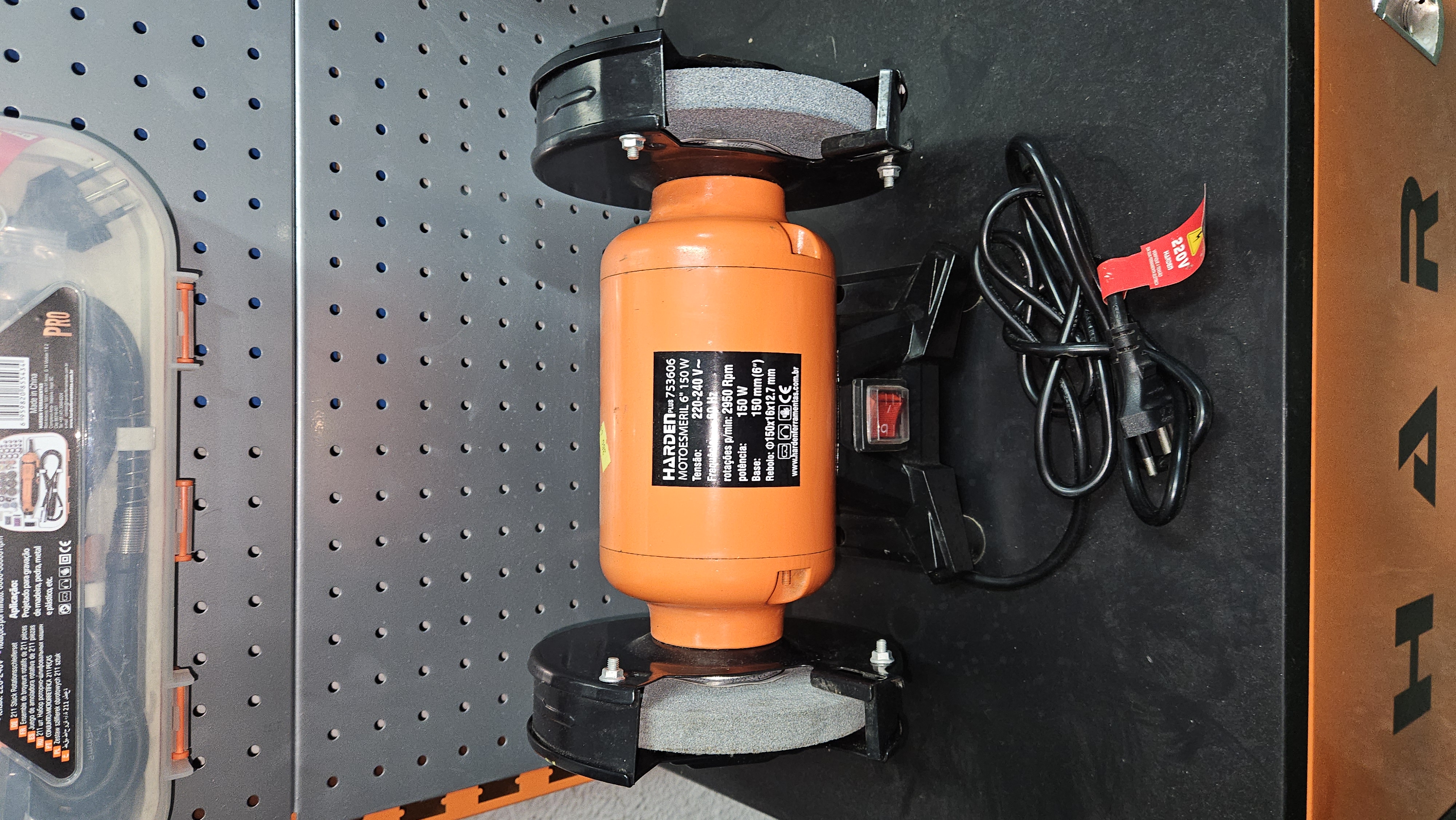 Moto esmeril 6" 150w
